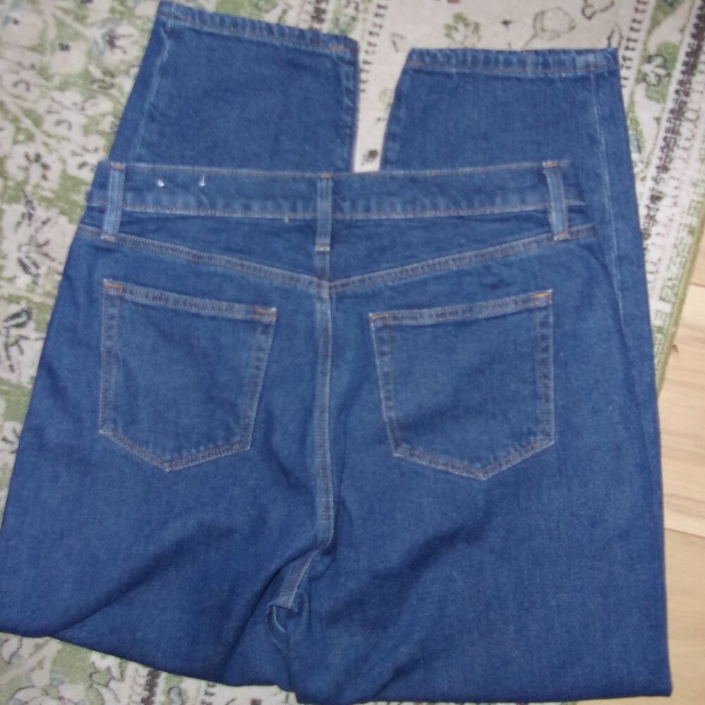 LOFT Dark Blue Straight Leg Jeans